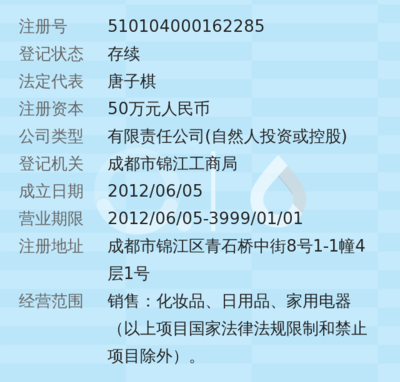 成都奇化妝品日用品的品牌經營之道